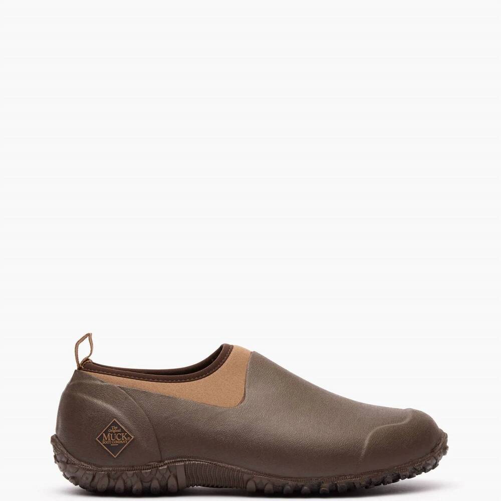 NEW MUCK men's low-ankle rubber shoe in bark/otter